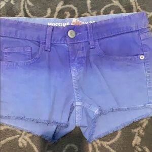Ombré Purple Shorts